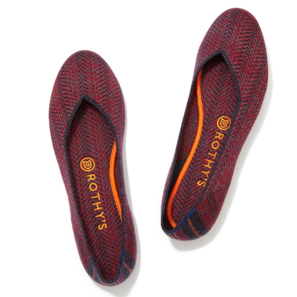 ❌SOLD❌ NEW Rothy’s Merino Bordeaux Flats Online Exclusive